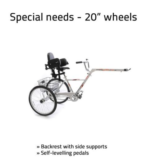 Mission Special Needs PiggybackTrailer Trike