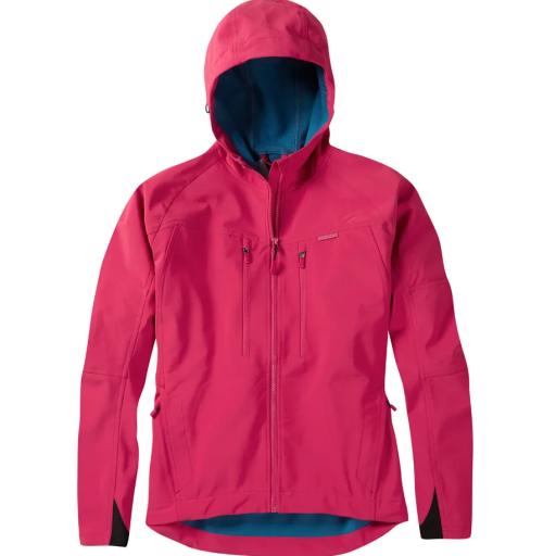 Madison Zena women's softshell jacket, rose red size 10