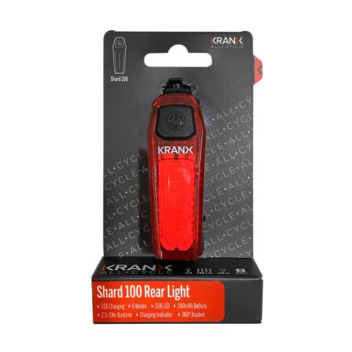 KranX Shard 100 USB Rear Light