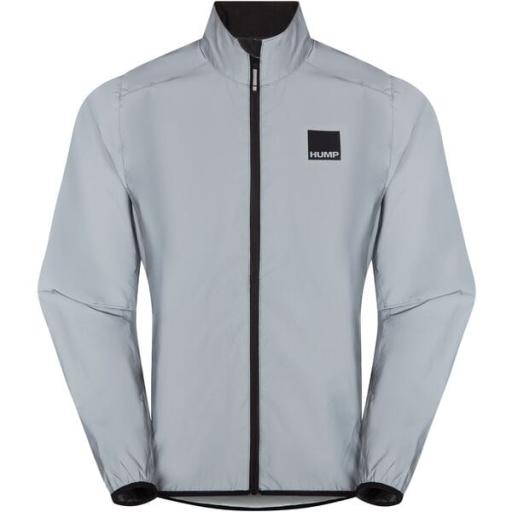 HUMP Signal Men's Water Resistant Jacket, Reflective Silver